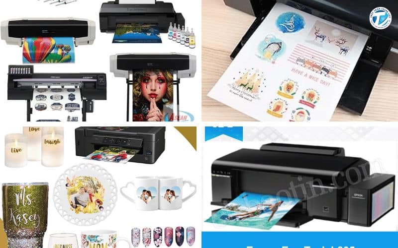 Hình ảnh in decal nước bằng máy in phun màu